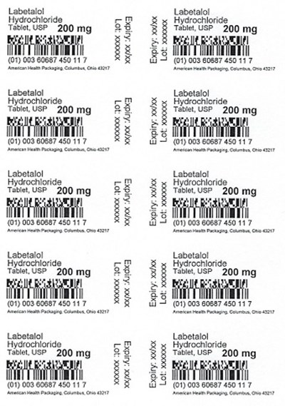 200 mg Labetalol HCl Tablet Blister (200 mg Labetalol HCl Tablet Blister)